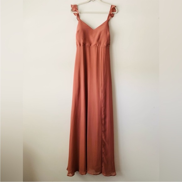 Birdy Grey Doris Dress Women’s size M Chiffon Desert Rose - Picture 3 of 7
